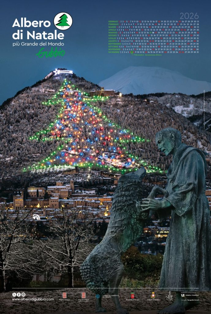 IL CALENDARIO 2026 DELL’ALBERO DI NATALE PIU’ GRANDE DEL MONDO